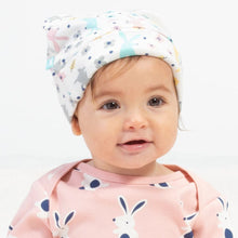 Load image into Gallery viewer, Baby in happy hare hat