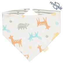 Load image into Gallery viewer, Baby in woodland bib