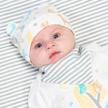 Load image into Gallery viewer, Baby in woodland bib