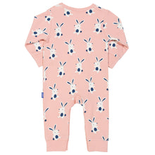 Load image into Gallery viewer, Baby in happy hare romper