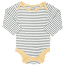 Load image into Gallery viewer, Baby in woodland dungaree set