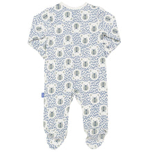 Load image into Gallery viewer, Baby in speckle bear sleepsuit
