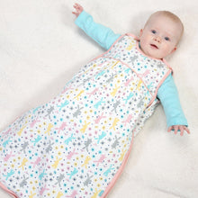 Load image into Gallery viewer, Baby in happy hare sleep bag