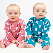 Load image into Gallery viewer, Baby in owl romper pink