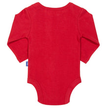 Load image into Gallery viewer, Baby in reindeer bodysuit