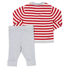 Load image into Gallery viewer, Baby in reindeer knit set