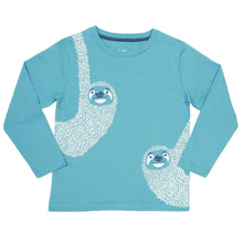 Load image into Gallery viewer, Boy in sloth t-shirt