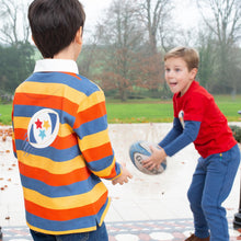Load image into Gallery viewer, Boy in rugby shirt