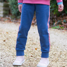 Load image into Gallery viewer, Girl in side stripe joggers
