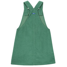 Load image into Gallery viewer, Girl in rainbow pinafore