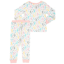 Load image into Gallery viewer, Girl in happy hare pyjamas