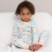 Load image into Gallery viewer, Girl in happy hare pyjamas