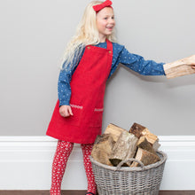 Load image into Gallery viewer, Girl in spotty frill blouse