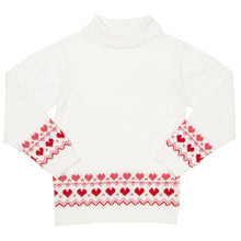 Load image into Gallery viewer, Girl in nordic heart jumper