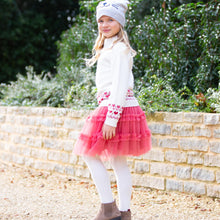 Load image into Gallery viewer, Girl in nordic heart jumper