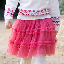Load image into Gallery viewer, Girl in nordic heart jumper