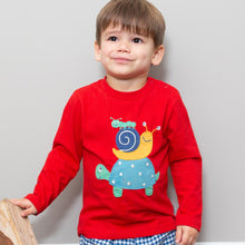 Load image into Gallery viewer, Boy in garden gang t-shirt