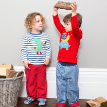 Load image into Gallery viewer, Boy in garden gang t-shirt