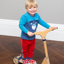 Load image into Gallery viewer, Boy in side stripe joggers