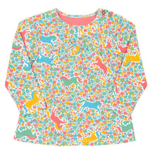 Load image into Gallery viewer, Girl in pretty pony tunic