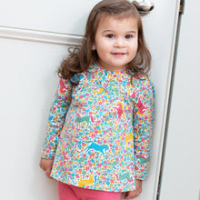 Load image into Gallery viewer, Girl in pretty pony tunic