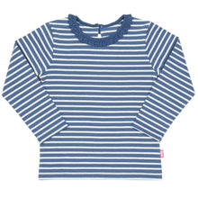 Load image into Gallery viewer, Girl in mini stripy t-shirt