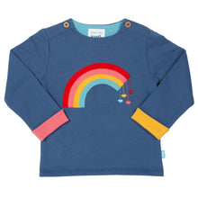 Load image into Gallery viewer, Girl in rainbow sweatshirt