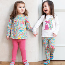 Load image into Gallery viewer, Girl in mini pretty pony leggings