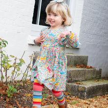 Load image into Gallery viewer, Girl in pretty pony dress