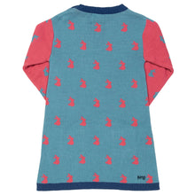 Load image into Gallery viewer, Girl in happy hare knit dress