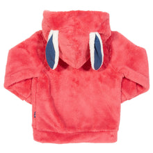 Load image into Gallery viewer, Girl in happy hare fleece pink