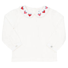 Load image into Gallery viewer, Girl in reindeer blouse