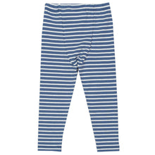 Load image into Gallery viewer, Child in mini stripy leggings